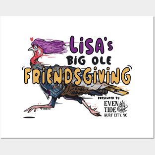 Lisa's BIG OLE FRIENDSGIVING Posters and Art